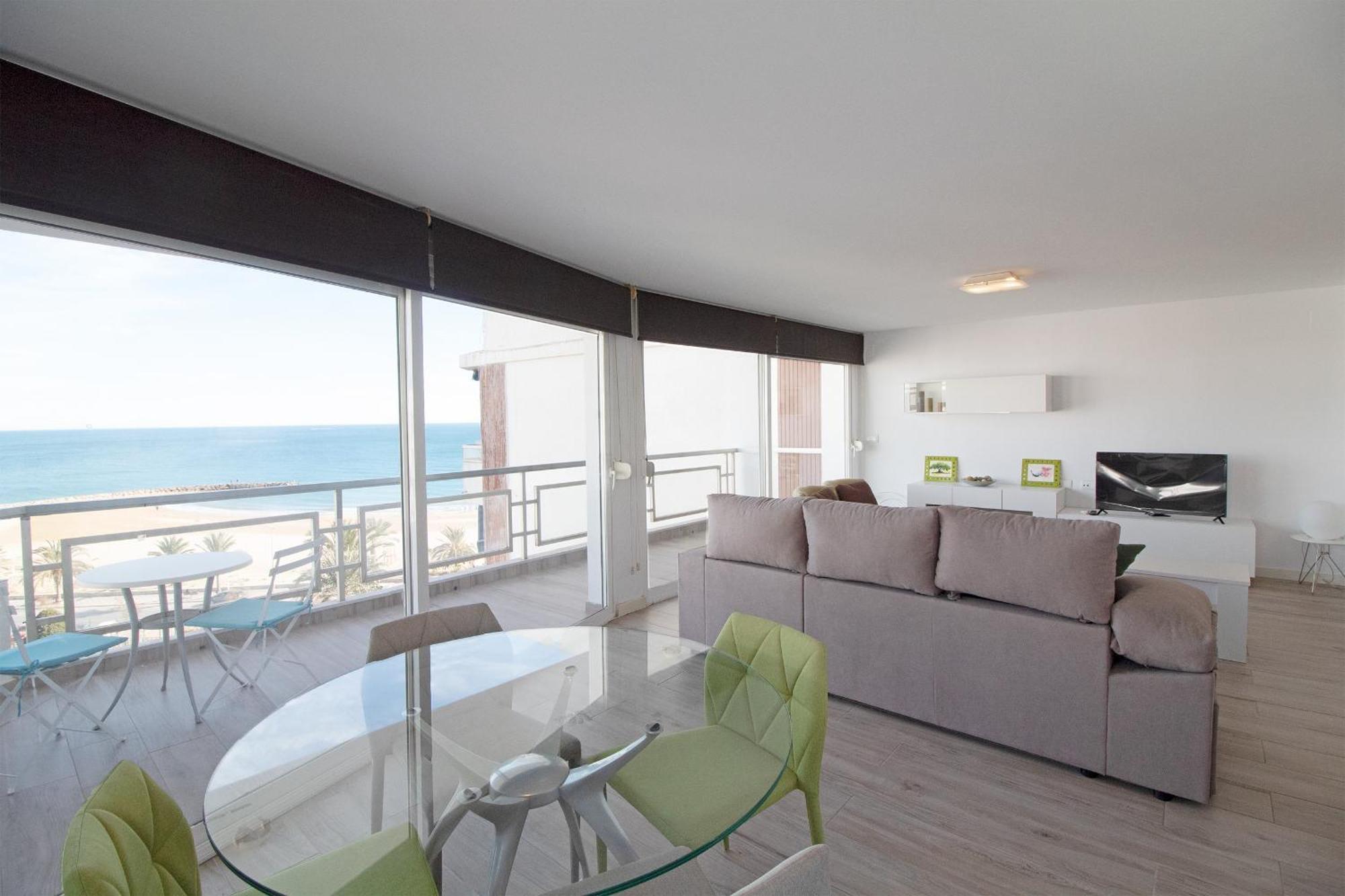 Global Properties, Apartamento Con Terraza E Increibles Vistas Al Mar Sagunto Eksteriør billede