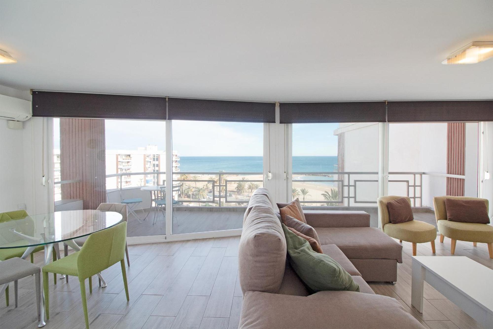 Global Properties, Apartamento Con Terraza E Increibles Vistas Al Mar Sagunto Eksteriør billede
