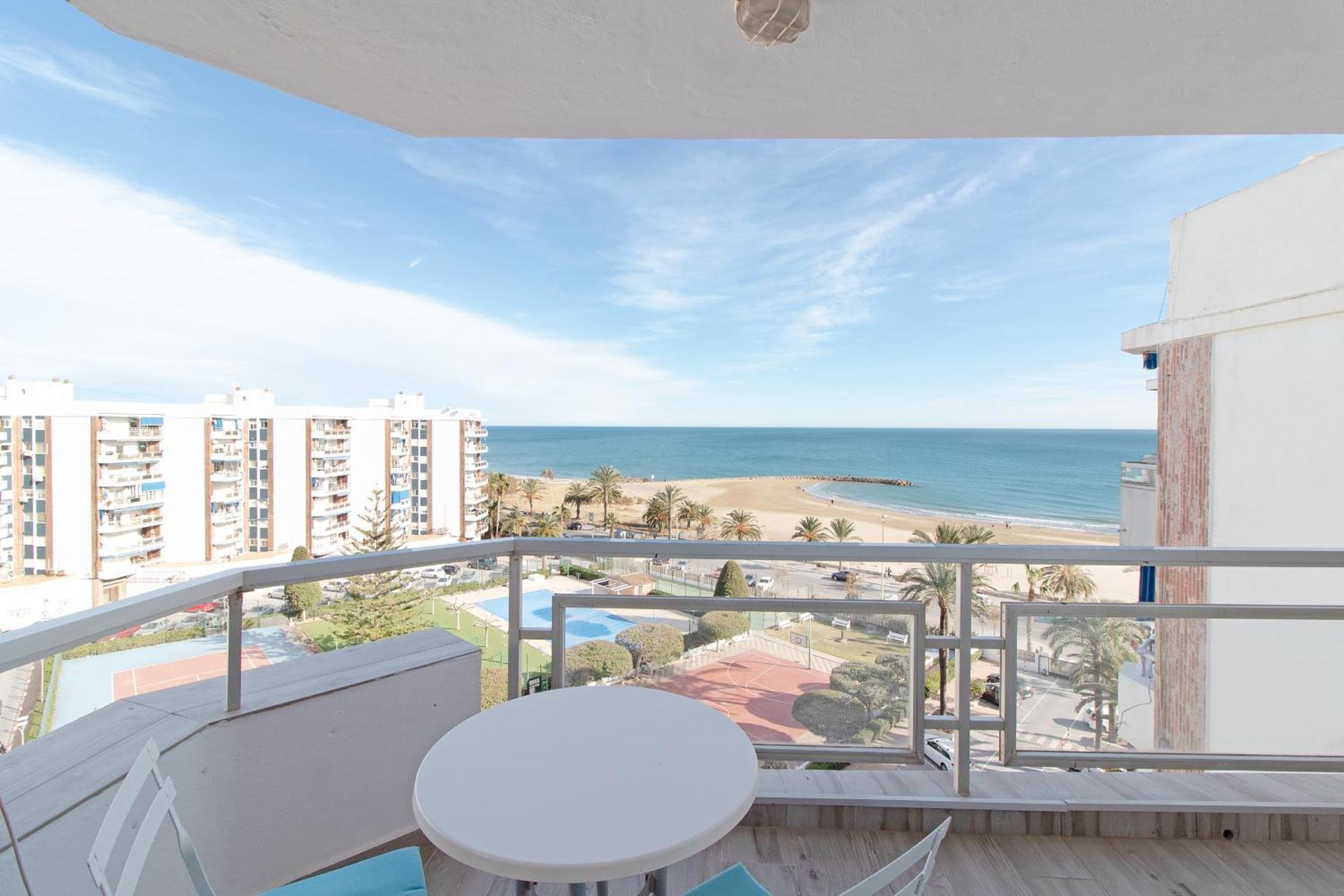 Global Properties, Apartamento Con Terraza E Increibles Vistas Al Mar Sagunto Eksteriør billede